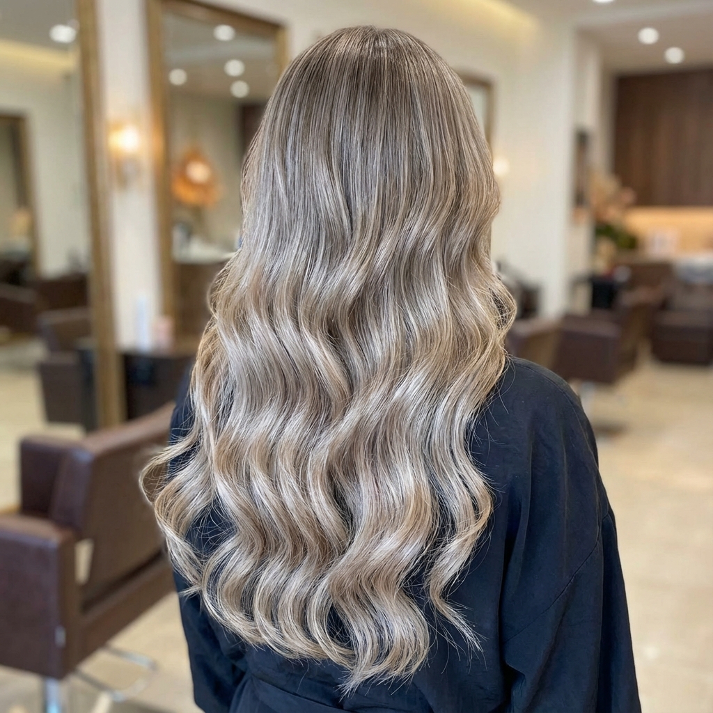 Después: Rubio ceniza saludable - Peluquería Petit Jujuy